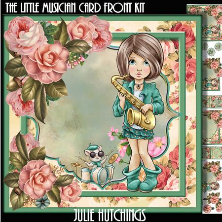 The Little Musician Card Front Kit