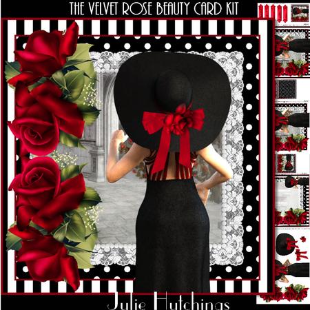 The Velvet Rose Beauty Card Front Kit