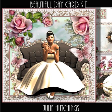 Beautiful Day Card Front Kit