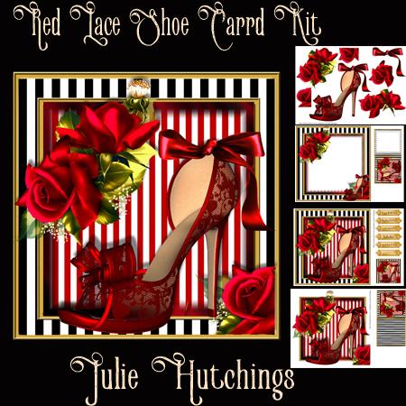 The Red Lace Shoes Card Kit