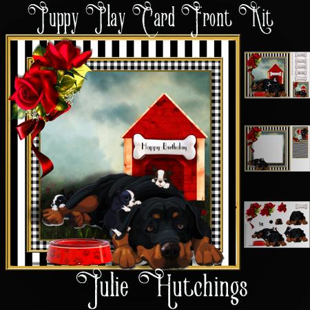 Puppy Play Card Front Kit