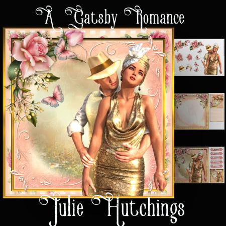 A Gatsby Romance Card Front Kit