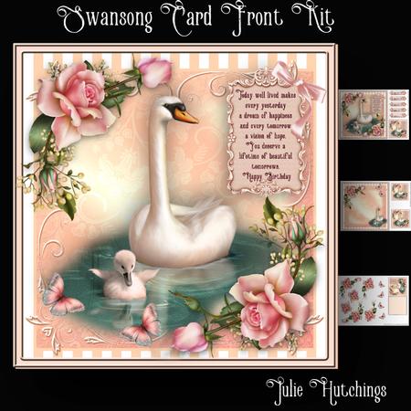 The Swansong Verse Card Front Kit