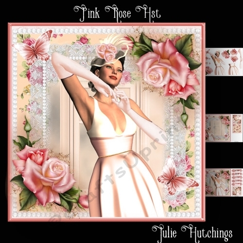 The Rose Hat Beauty Card Front Kit