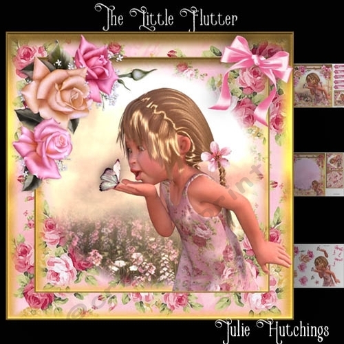 The Little Flutter Card Front Kit