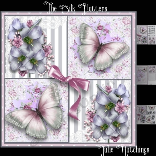 The Silk Flutters Card Front Kit