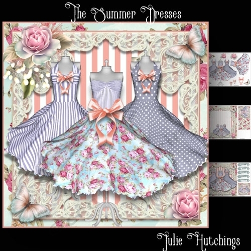The Summer Dresses Card Front Kit