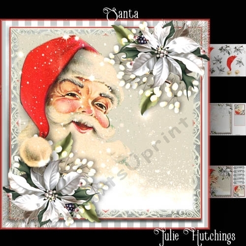 Santa Card Front Kit