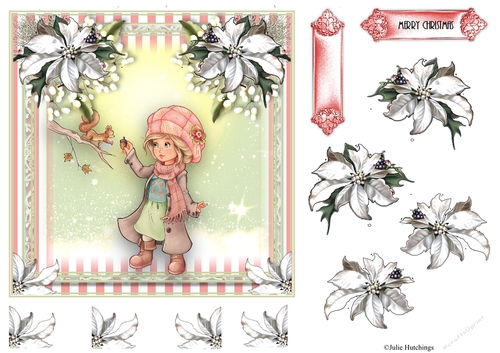 The Christmas Squirrel Topper 7x7 