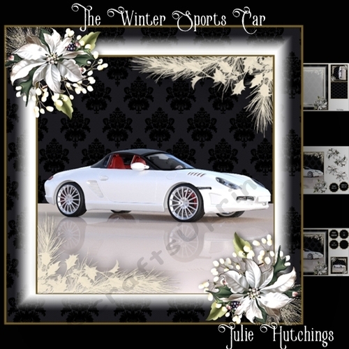 The Winter Sports Car Card Front kit