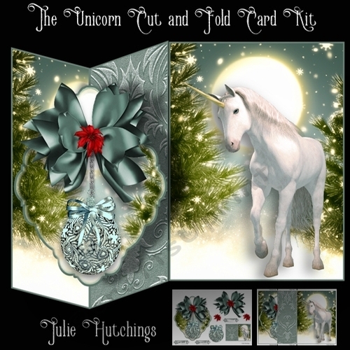The Unicorn Cut and Fold Card Front Kit