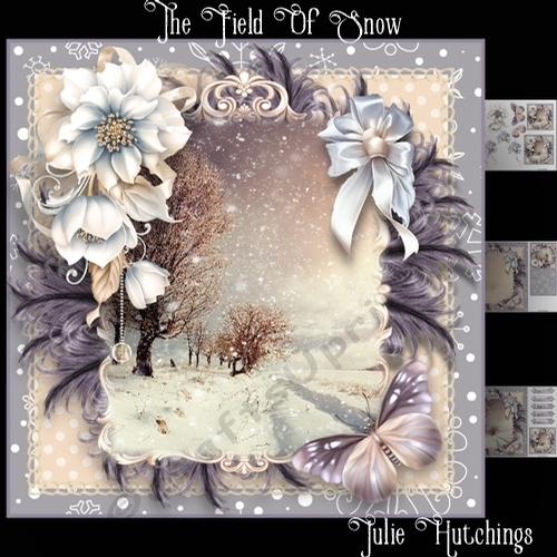 The Fields Of Snow Card Front Kit