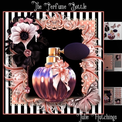 The Perfume Bottle Card Front Kit