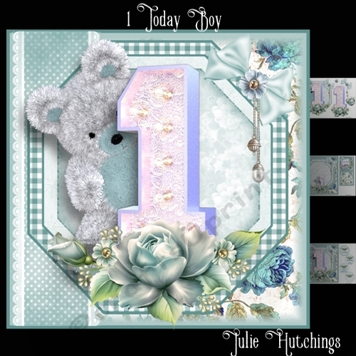1 Today Boy Card Front Kit