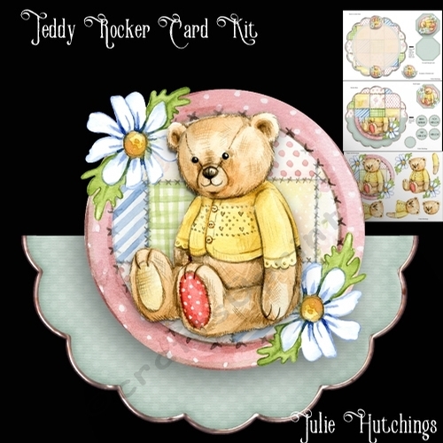 Cute Bunny Rocker Card Kit