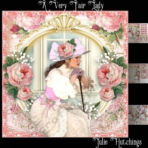 A Very Fair Lady Card Front Kit