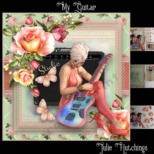 My Guitar Card Front Kit