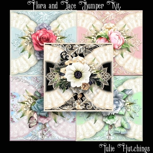 Flora And lace Bumper Card Kit