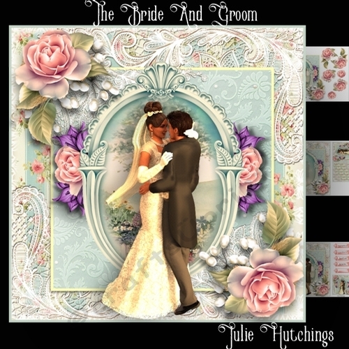 The Bride And Groom Card Front Kit