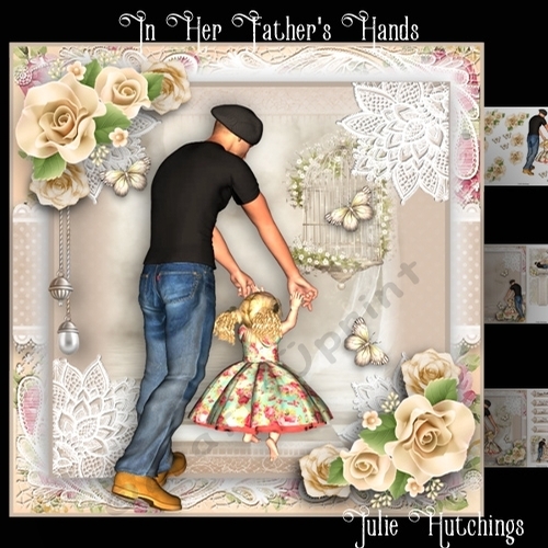 Safe In Her Fathers Hands Card Front Kit