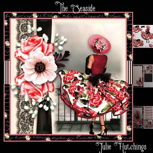 The Seaside Card Front Kit