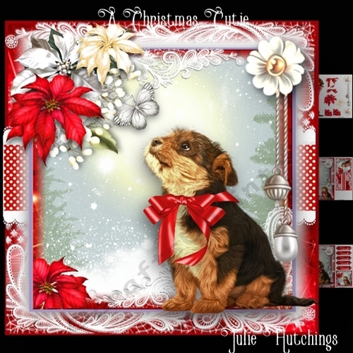 A Christmas Cutie Card Front Kit