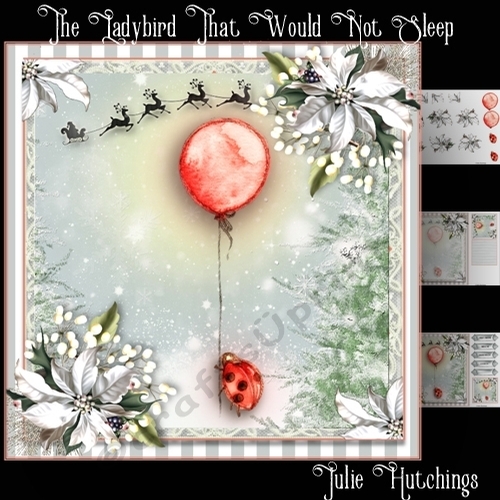 The Ladybird That Would Not Sleep Card Front Kit