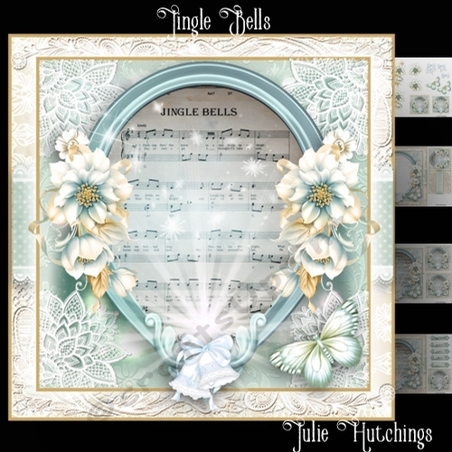 Jingle Bells Card Front Kit