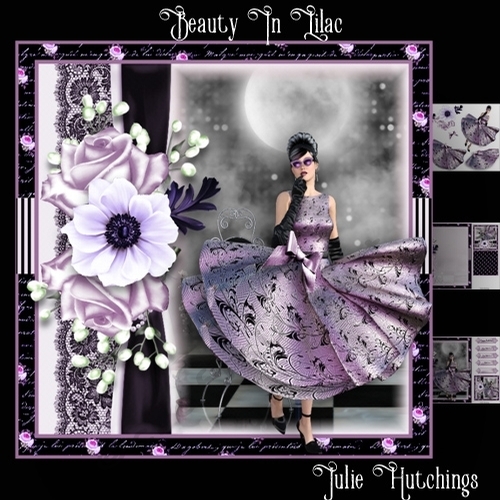 Beauty In Lilac Card Front Kit