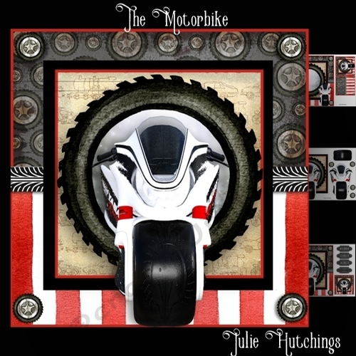 The Motorbike Card Front Kit