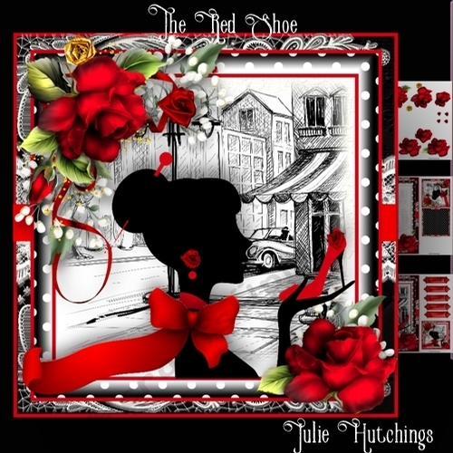 The Red Shoes Card Front Kit