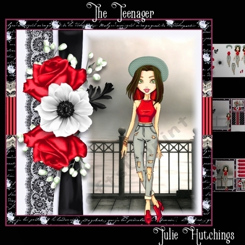 The Teenager Card Front Kit