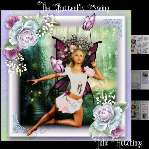 The Butterfly Swing Card Front Kit