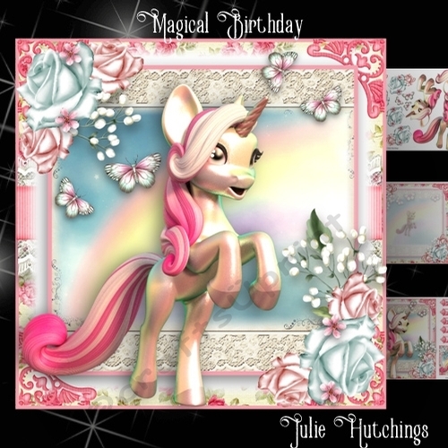 Have A Magical Birthday Card Front Kit