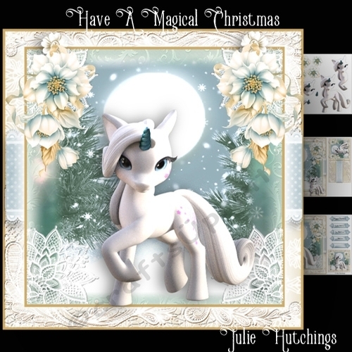 Have A Magical Christmas Card Front Kit