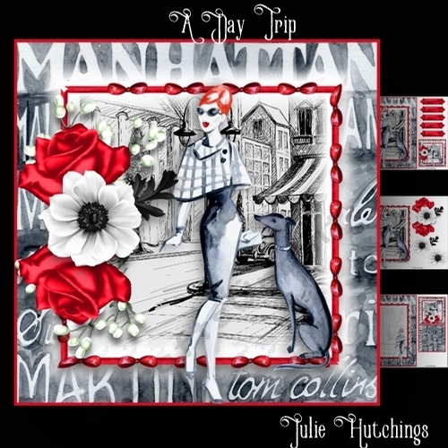 A Day Trip Card Front Kit