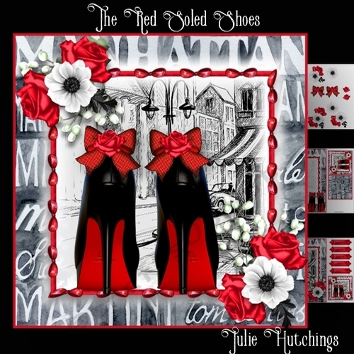 The Red Sole shoes Card Front Kit