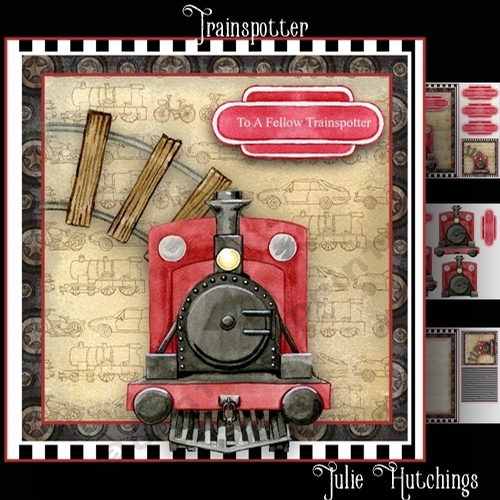 Trainspotter Card Front Kit