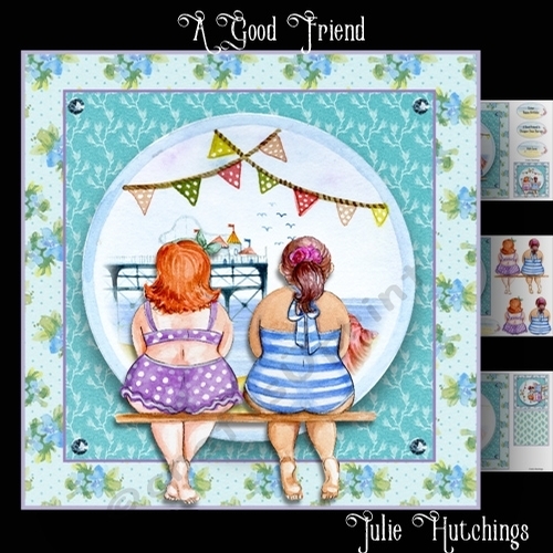 A Good Friend Card front Kit