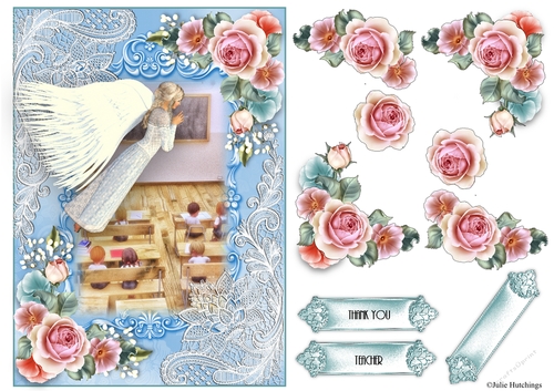 The Guardian Angel Topper and Decoupage