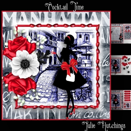 cocktails Card Front Kit