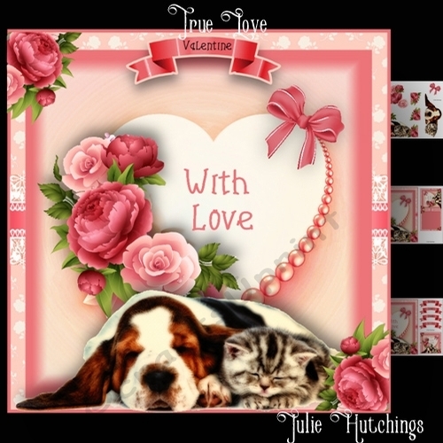 True Love Card Front Kit