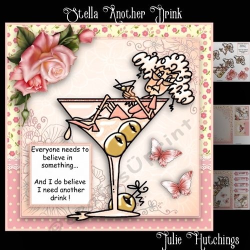 Stella Another Drink Card Front Kit