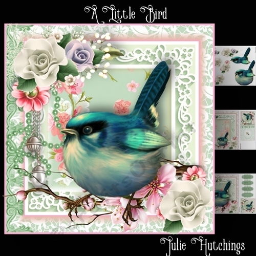A Little Bird Card Front Kit