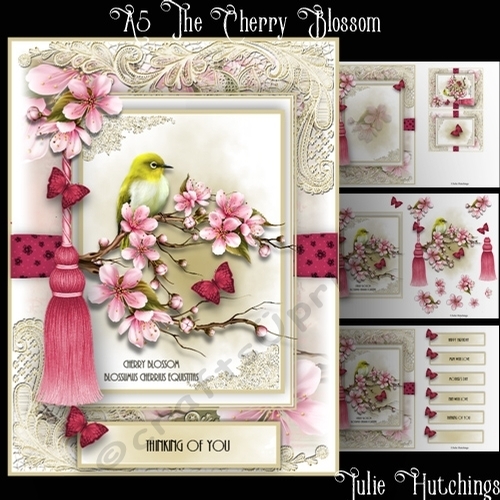 A5 The Cherry Blossom Card Front Kit