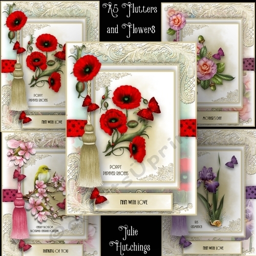 Set Of 4 A5 Flora and Flutters Bumper Kit