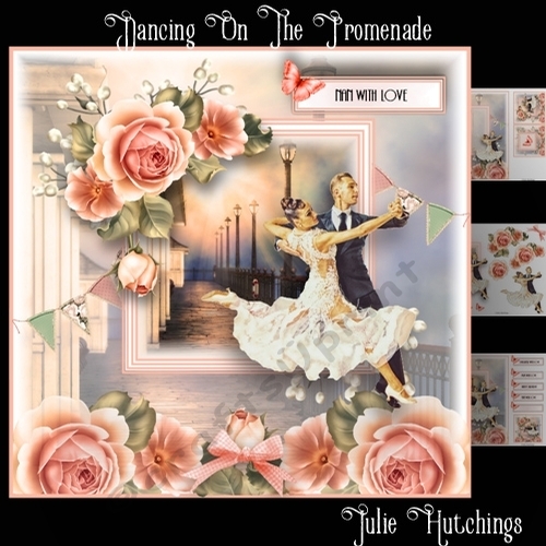 Dancing on The Promenade Card Front Kit