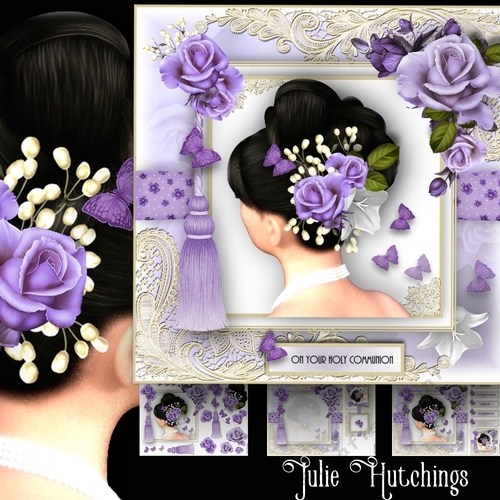 Flowers In Her Hair Lilac Rose