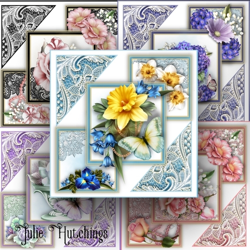 Flora And Lace Set Of 5 Card Front Bumper Kit