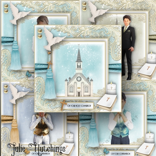 Communion/Confimation set of 5 male Bumper Kit